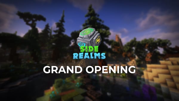 Side Realms Grand Opening!